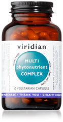 Viridian Multi Phytonutrient Complex 60's