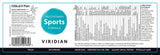 Viridian Multivitamin Sports Formula 60s