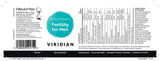 Viridian High Potency Fertility for Men 120s