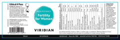 Viridian High Potency Fertility for Women 60s