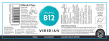 Viridian Organic B12 30s