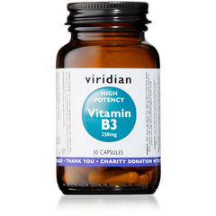 Viridian High Potency Vitamin B3 250mg 30's