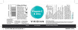 Viridian Vitamin C & Zinc 30's