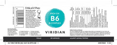 Viridian HIGH SIX B6 B-Complex 30's