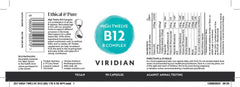 Viridian HIGH TWELVE B12 B-Complex 90's