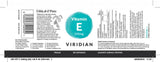 Viridian Vitamin E 330mg 30's