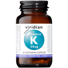Viridian Vitamin K 50ug 30's