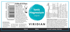 Viridian Ionic Magnesium Liquid 100ml