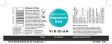 Viridian High Potency Magnesium & B6 30's