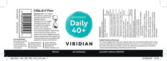 Viridian Synerbio Daily 40+ 60's