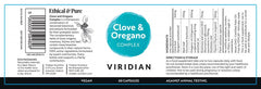 Viridian Clove & Oregano Complex 60s