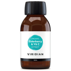 Viridian Organic Elderberry & Vit C Extract 100ml