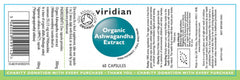 Viridian Organic Ashwagandha Extract 60's