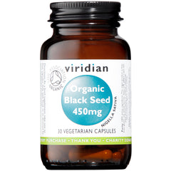 Viridian Organic Black Seed 450mg 30's