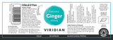 Viridian Organic Ginger 400mg 30s