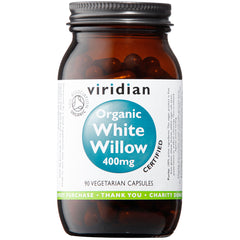 Viridian Organic White Willow 400mg 90's