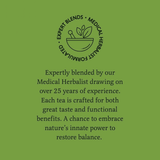 The Herbtender Vital Glow Organic Herbal Tea 18s