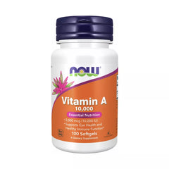Vitamin A 10,000IU - 100 Softgels | NOW Foods