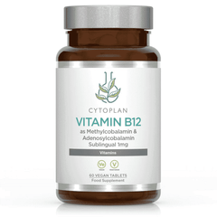 Cytoplan Vitamin B12 as Methylcobalamin & Adenosylcobalamin Sub-lingual 60 Tablets