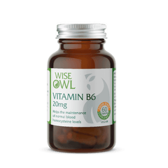 Wise Owl Vitamin B6 20mg 60s