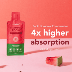 Zooki Vitamin C Liquid Sachets Watermelon Flavour 30x15ml CASE