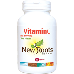 New Roots Herbal Vitamin C Plus 1000mg Time Release 60s