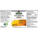 Nature's Answer Vitamin D-3 Drops 4,000iu 15ml