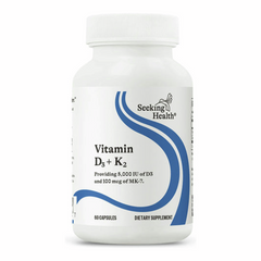 Vitamin D3 + K2 - 60 Capsules | Seeking Health