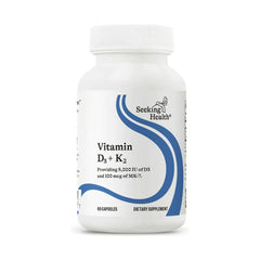 Vitamin D3 + K2 - 60 Capsules | Seeking Health