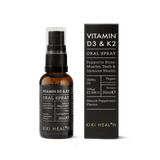 Kiki Health Vitamin D3 & K2 Oral Spray Natural Peppermint Flavour 30ml