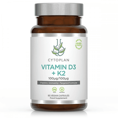 Cytoplan Vitamin D3 + K2 (Vegan) 60s