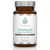Cytoplan Vitamin D3 Vegan 62.5ug 60s