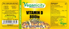 Veganicity Vitamin D 800iu