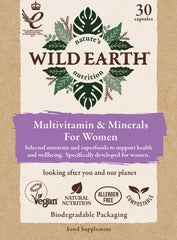 Wild Earth Multivitamin & Minerals for Women 30's