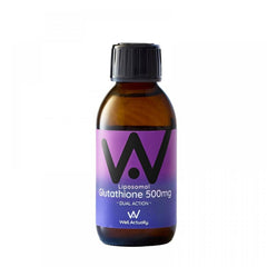 Well.Actually. Liposomal Glutathione 500mg Dual Action Blueberry Flavour 150ml