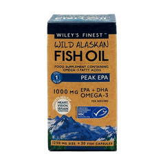 Wiley's Finest Wild Alaskan Fish Oil Peak EPA 1000mg 30's