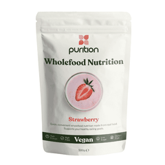 Purition Wholefood Nutrition Strawberry Vegan 500g