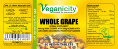 Veganicity Whole Grape (Resveratrol)