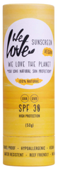 We Love the Planet 100% Natural Sunscreen SPF30 50g (Stick)