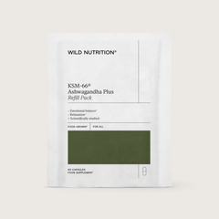 Wild Nutrition KSM-66 Ashwagandha Plus Refill Pack 60's