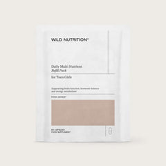 Wild Nutrition Daily Multi Nutrient Refill Pack for Teen Girls 60's