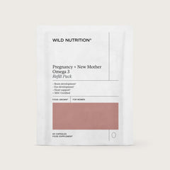 Wild Nutrition Pregnancy + New Mother Omega 3 Refill Pack 60's