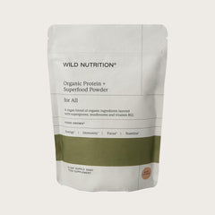 Wild Nutrition Organic Protein + Superfood Powder for All 350g