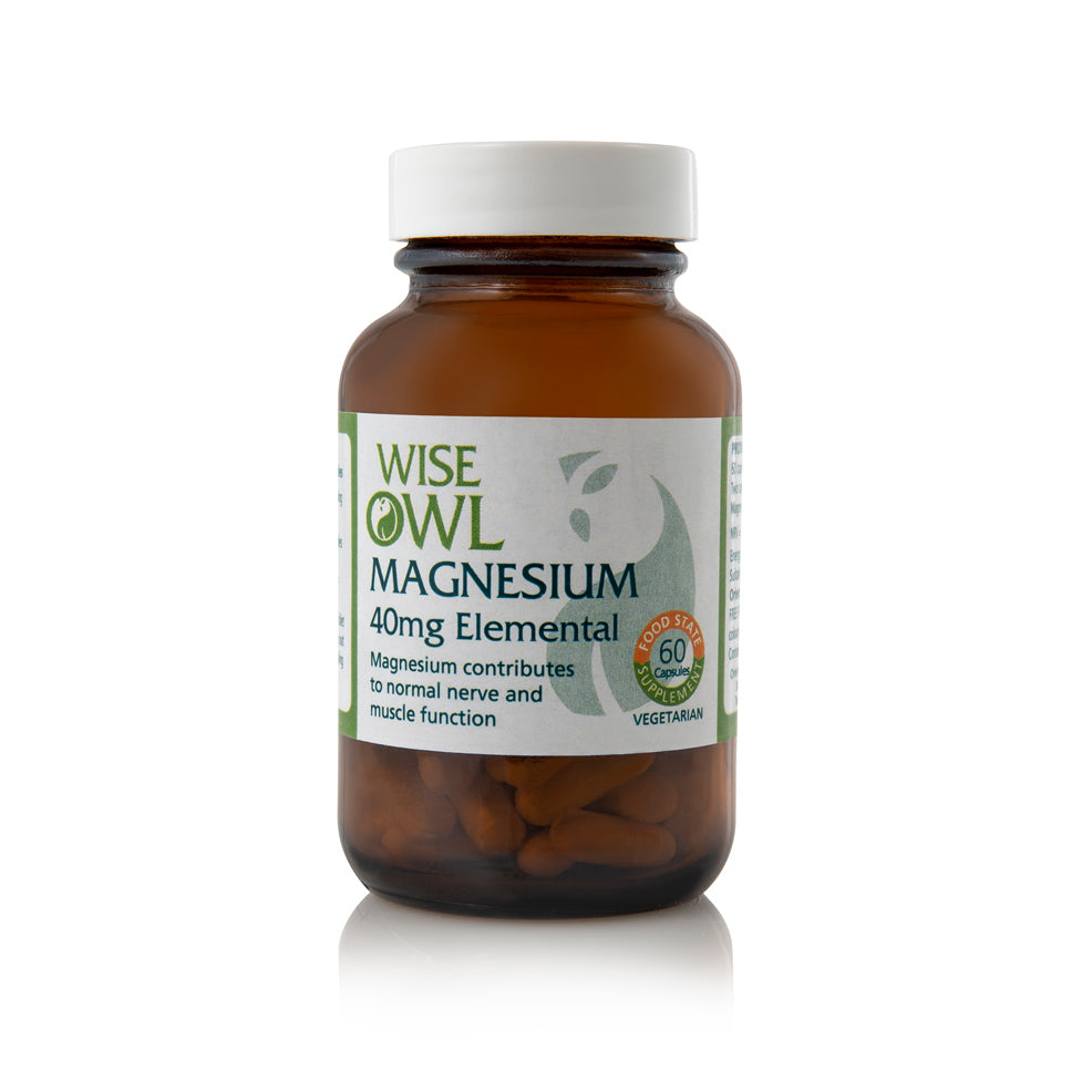 Wise Owl Magnesium 40mg 60's