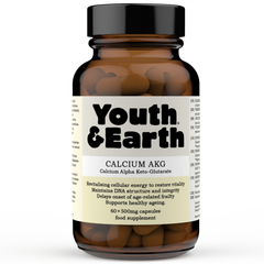 Youth & Earth Calcium AKG Calcium Alpha Keto-Glutarate 60's