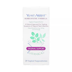 Yeast Arrest - 28 Suppositories | Vitanica