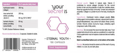 your secret is Eternal Youth 100's