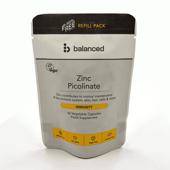 Balanced Zinc Picolinate (Refill Pack) 60s