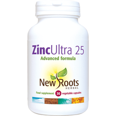 New Roots Herbal ZincUltra 25 (Formerly ZincUltra 50) 30s