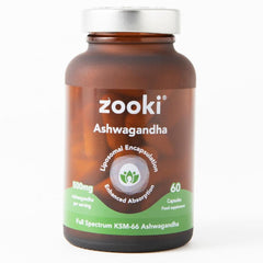 Zooki Ashwagandha (Liposomal Encapsulation) 60's